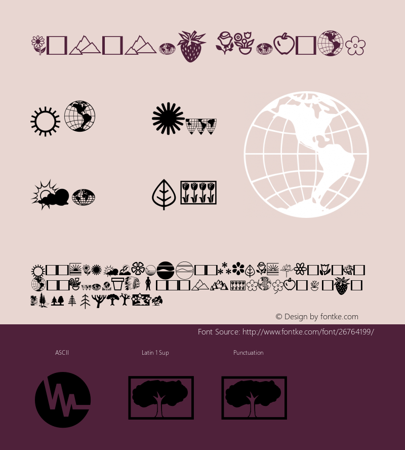 Ecology Version 1.00 Font Sample