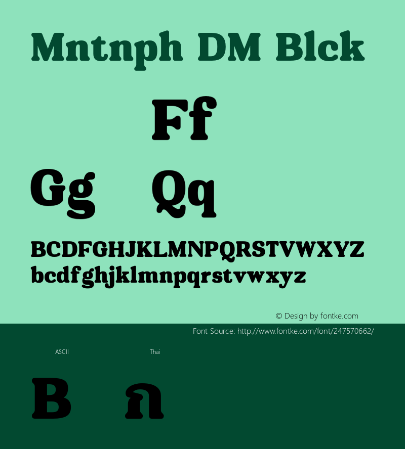 Montnapha DEMO Black Version 1.000;Glyphs 3.1.2 (3151)图片样张