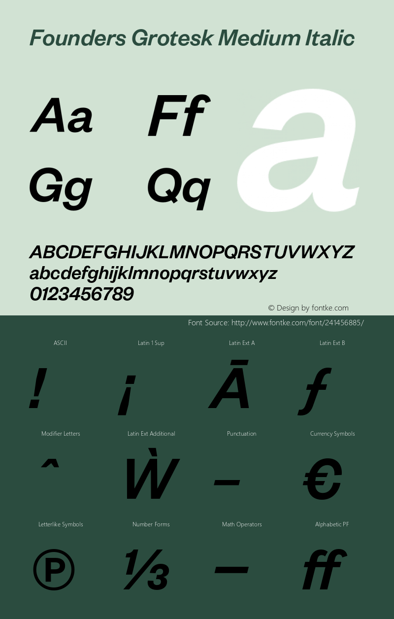 Founders Grotesk Medium Italic Version 2.001;PS 001.001;hotconv 16.6.54;makeotf.lib2.5.65590图片样张