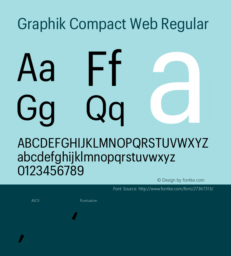 Graphik Compact Web Regular Regular Version 1.1 2017 Font Sample