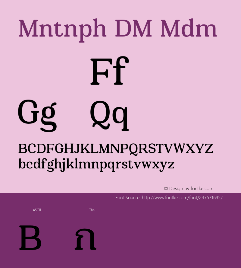 Montnapha DEMO Medium Version 1.000;Glyphs 3.1.2 (3151)图片样张