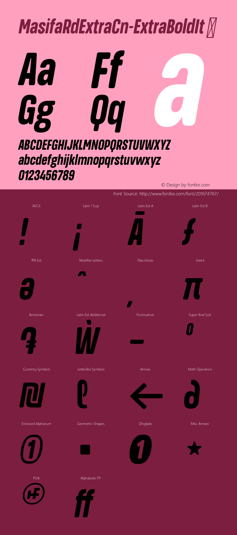 ☞MasifaRdExtraCn-ExtraBoldIt Version 1.001;com.myfonts.easy.hurufatfont-type-foundry.masifa-rounded.extra-condensed-extra-bold-italic.wfkit2.version.5Dyp图片样张