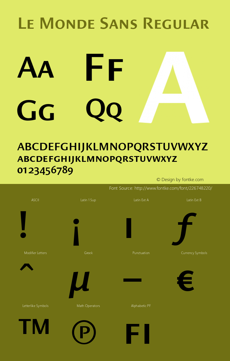 Le Monde Sans SemiBold SC 001.000图片样张