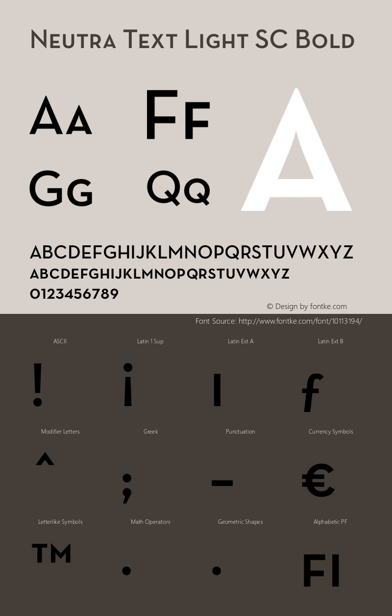 Neutra Text Light SC Bold OTF 1.000;PS 001.000;Core 1.0.29 Font Sample