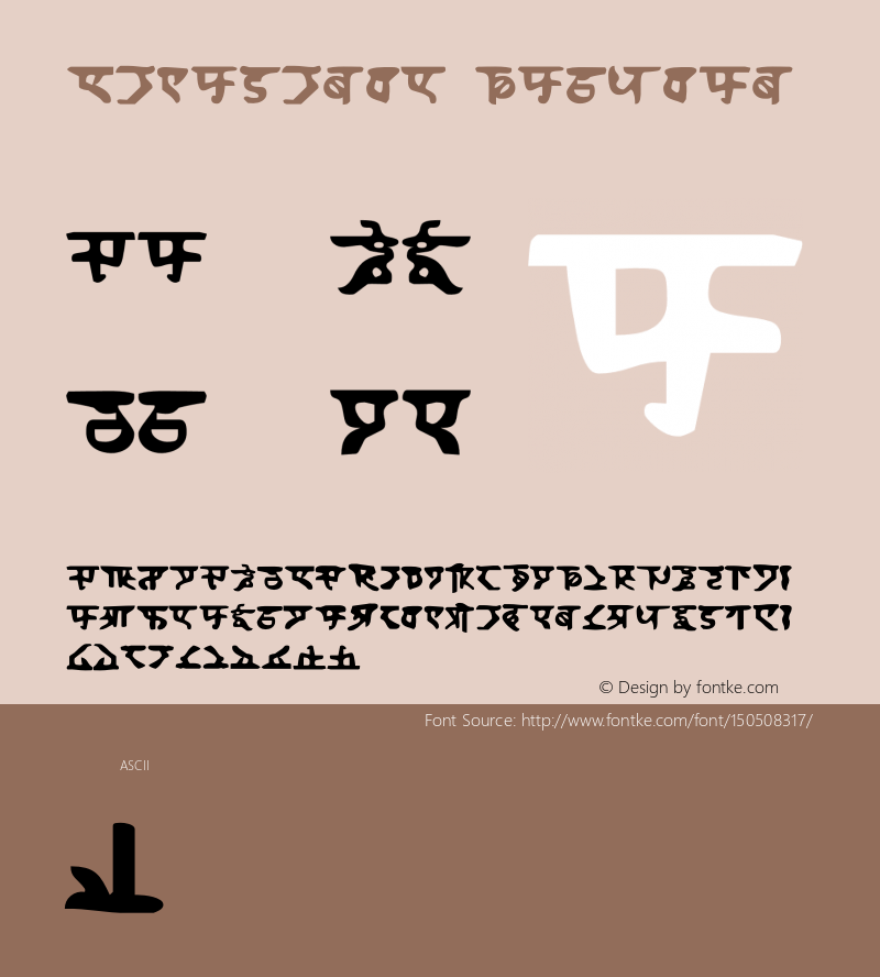 Homeworld 1 Font Sample