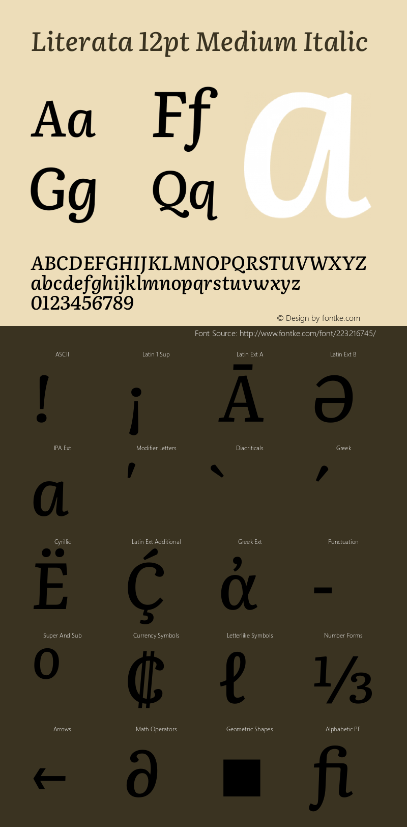 Literata 12pt Medium Italic Version 3.002图片样张