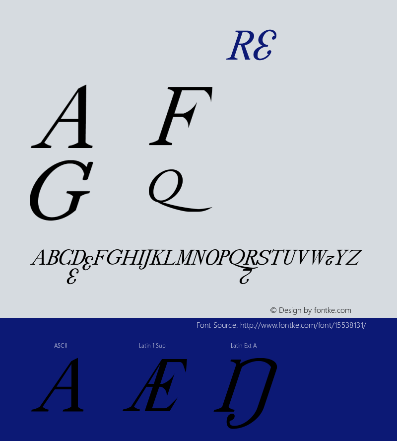 drmdozsl11 Regular Version 001.001 Font Sample