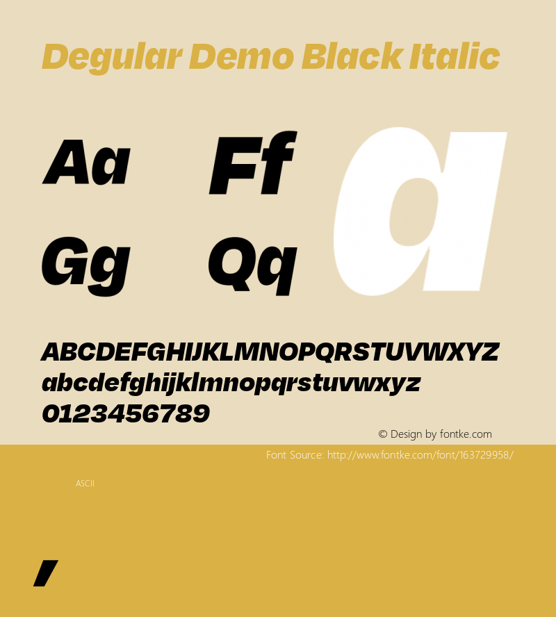 Degular Demo Black Italic Italic Version 1.000;PS 0.0;hotconv 16.6.54;makeotf.lib2.5.65590 Font Sample