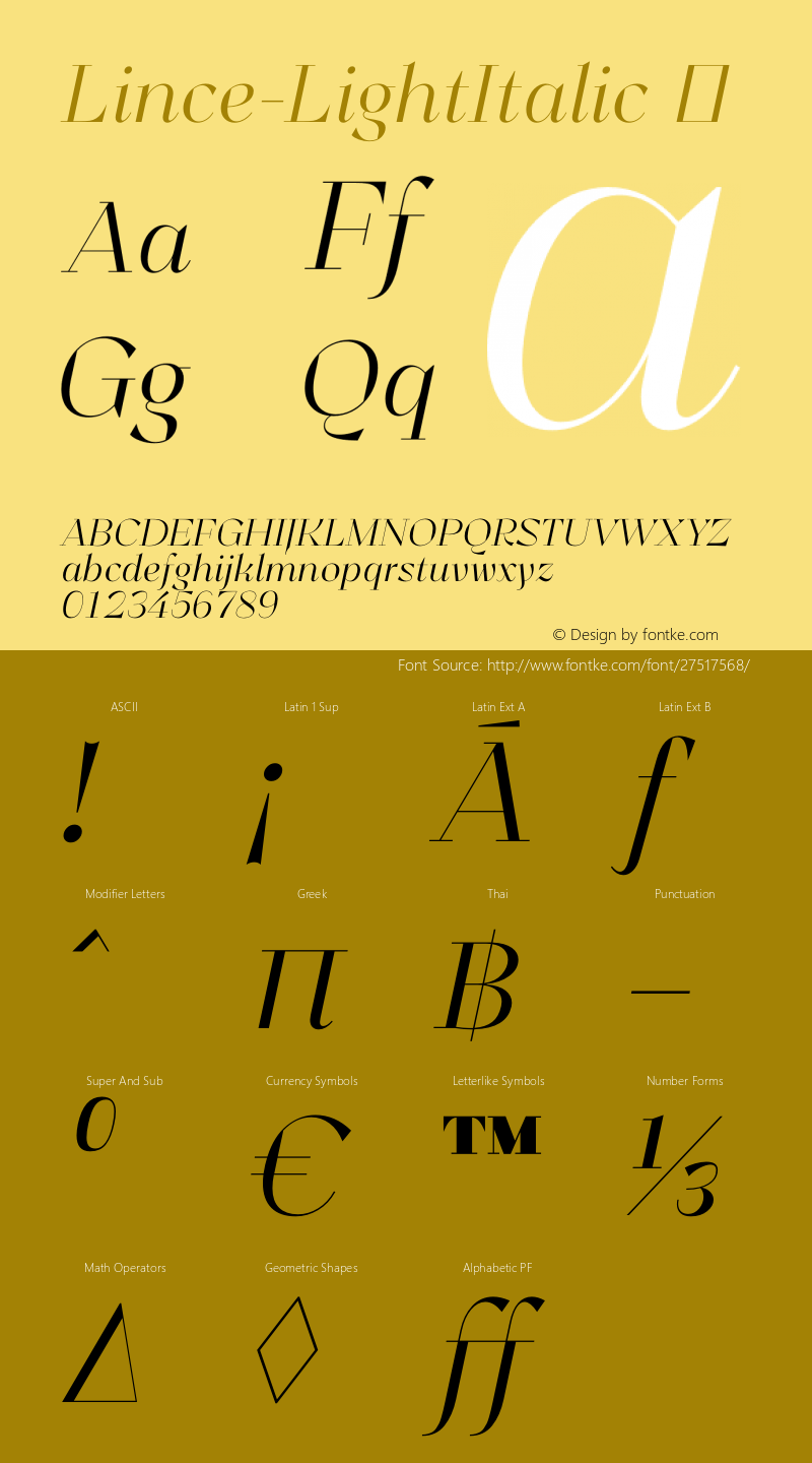 ☞Lince-LightItalic Version 1.000;com.myfonts.easy.typomancer.lince.light-italic.wfkit2.version.4ort Font Sample