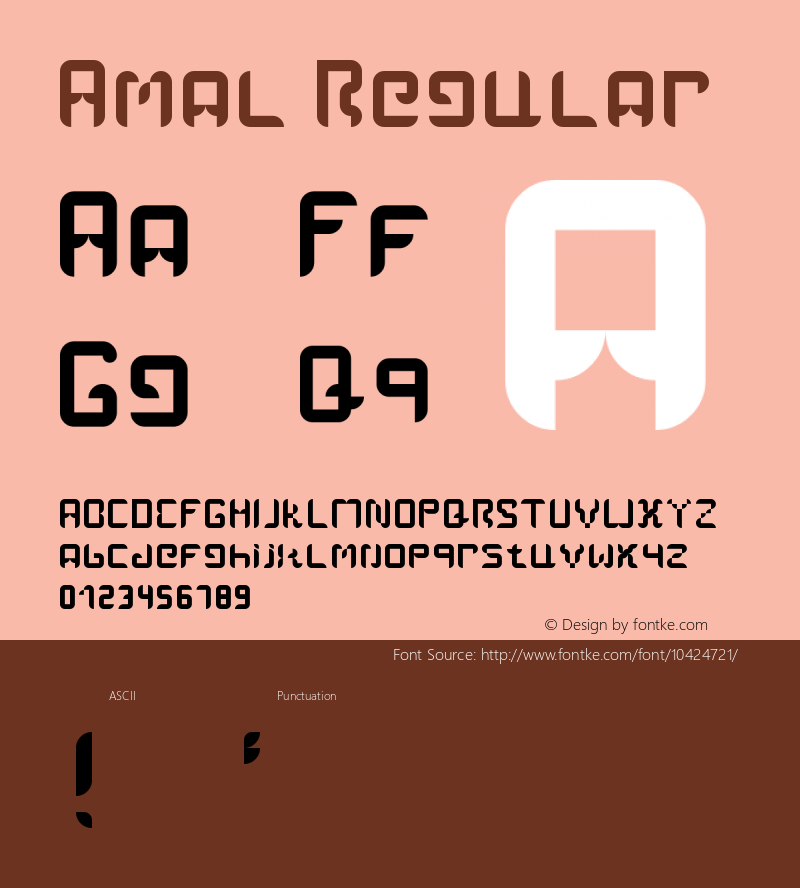 Amal Regular Version 1.0 Font Sample