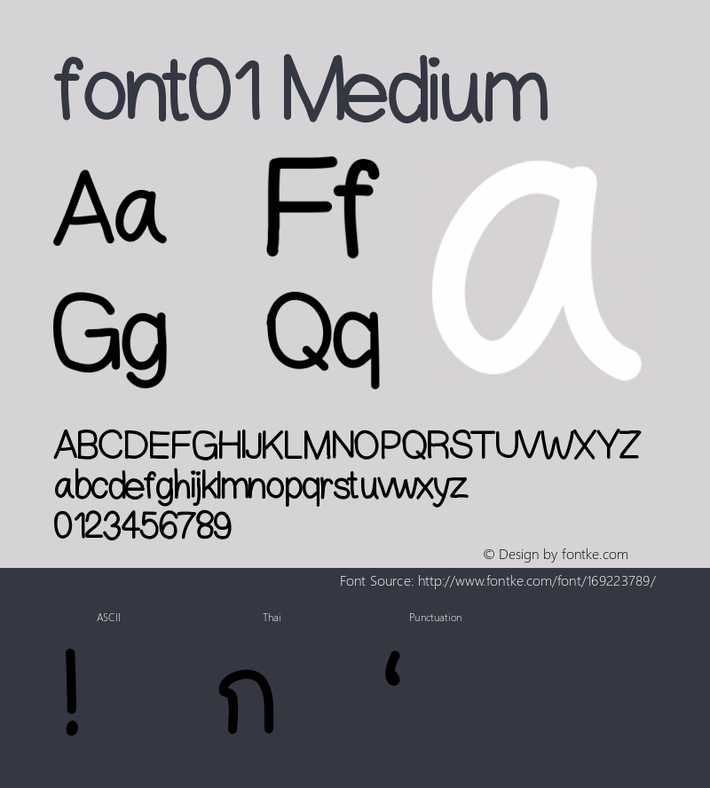 font01 Version 001.000图片样张