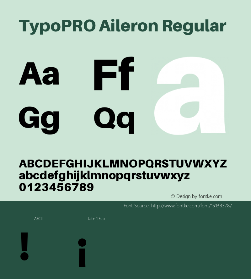 TypoPRO Aileron Regular Version 1.000;PS 001.000;hotconv 1.0.70;makeotf.lib2.5.58329 Font Sample