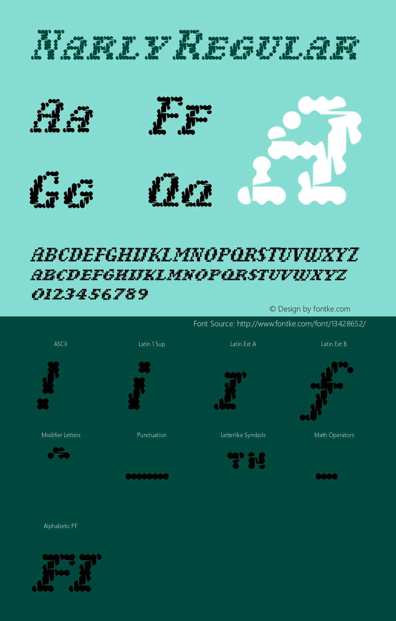 Narly Regular 001.000 Font Sample