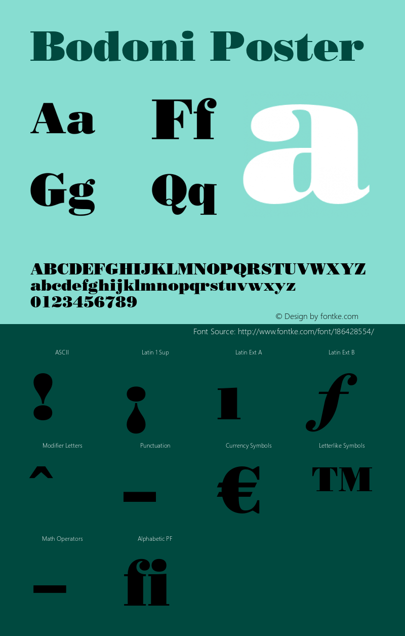 Bodoni-Poster 001.003图片样张