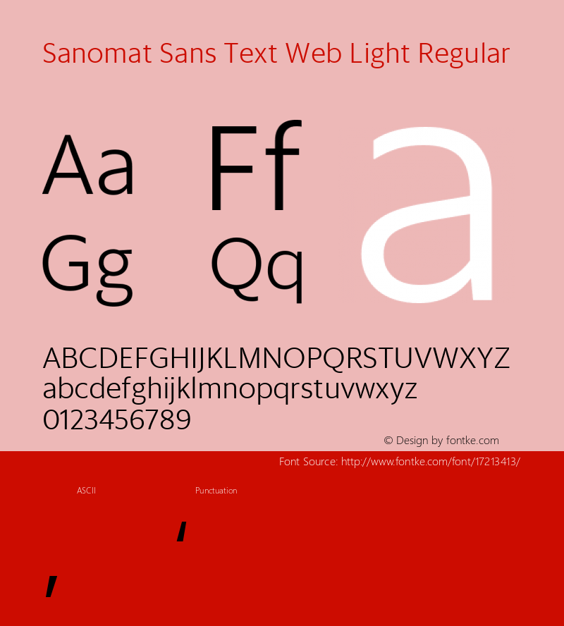 Sanomat Sans Text Web Light Regular Version 1.1 2015 Font Sample