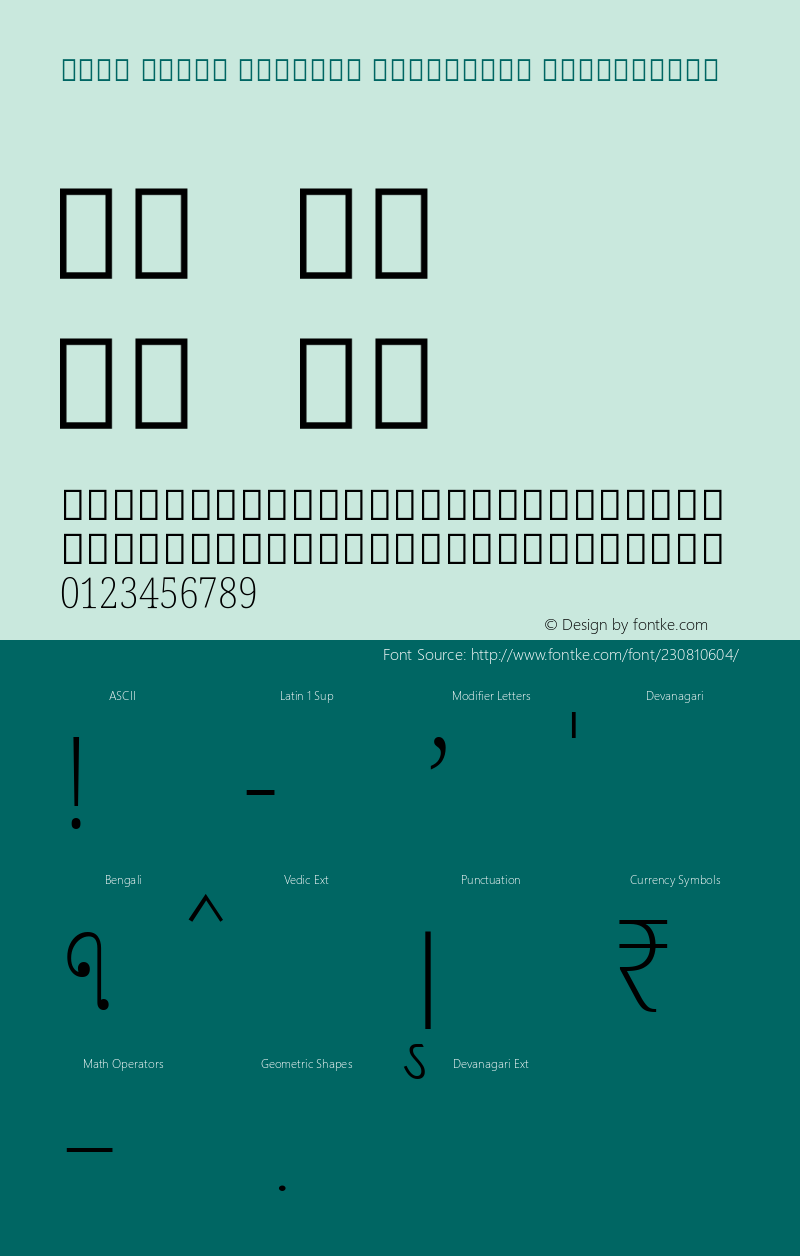 Noto Serif Bengali Condensed ExtraLight Version 2.001; ttfautohint (v1.8) -l 8 -r 50 -G 200 -x 14 -D beng -f none -a qsq -X 