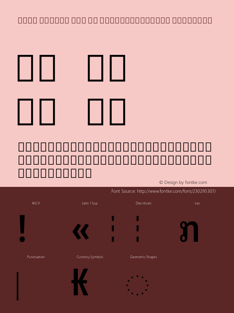 Noto Looped Lao UI ExtraCondensed SemiBold Version 1.00; ttfautohint (v1.8) -l 8 -r 50 -G 200 -x 14 -D lao -f none -a qsq -X 