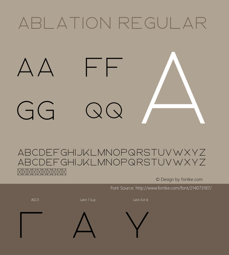 Ablation Version 1.002;Fontself Maker 3.5.4图片样张