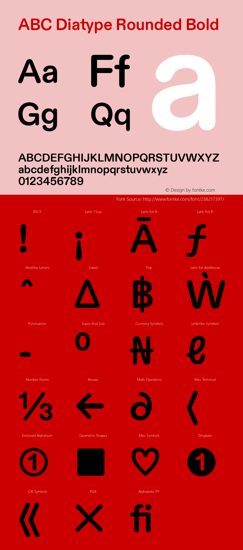 ABC Diatype Rounded Bold Version 1.100图片样张