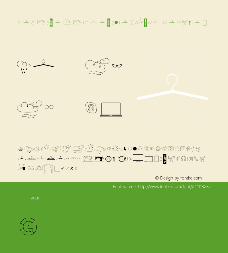 Revista Dingbats One W90 Rg Version 1.00 Font Sample