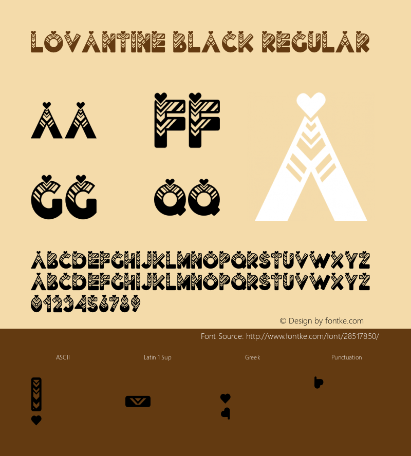 Lovantine Black Version 1.00;February 4, 2019;FontCreator 11.5.0.2427 64-bit Font Sample