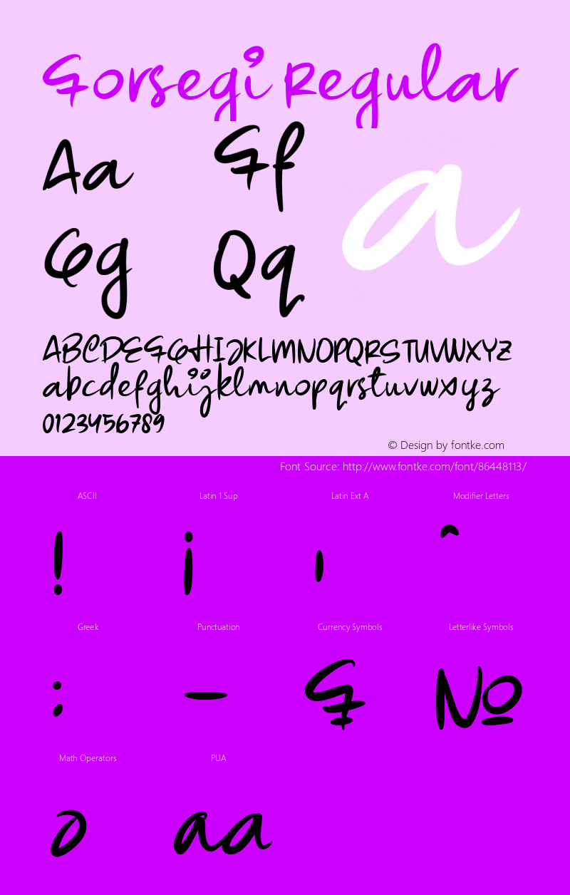 Forsegi Version 1.00;September 30, 2020;FontCreator 12.0.0.2563 64-bit Font Sample