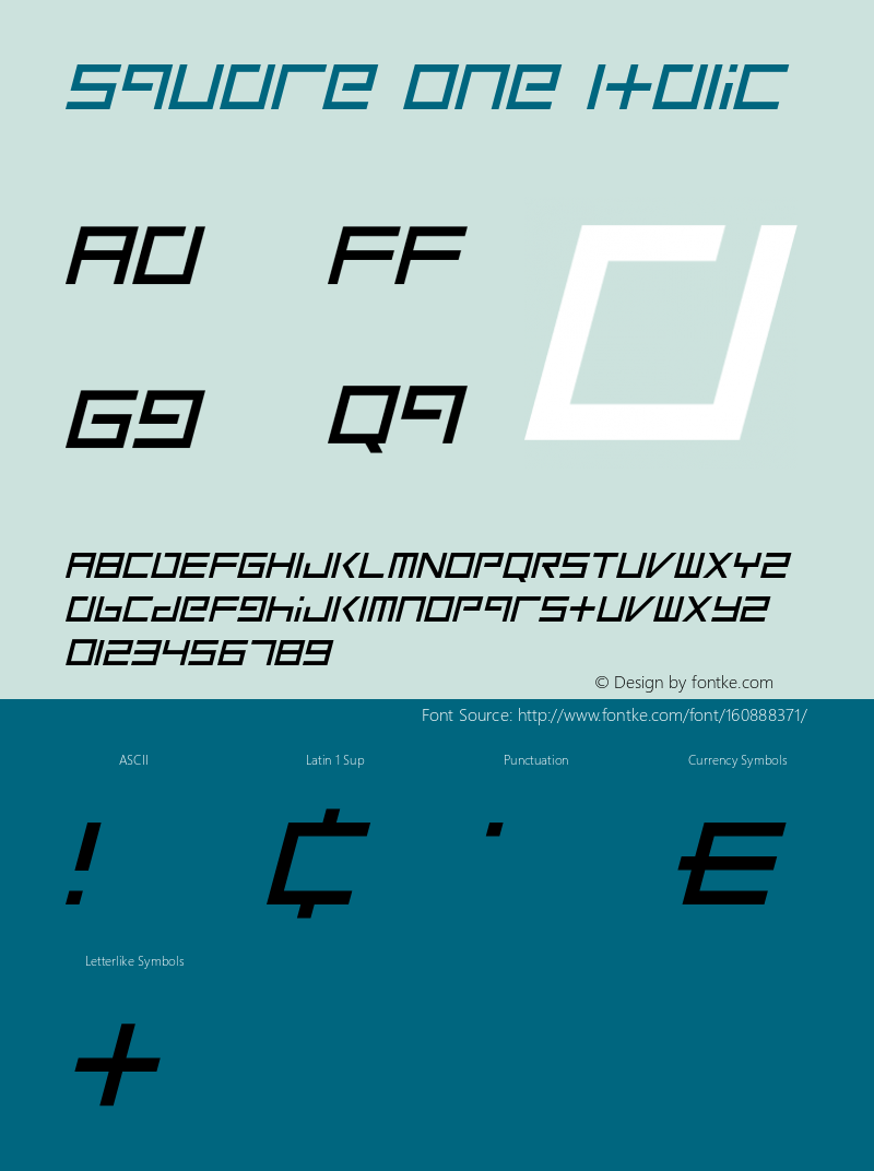 Square One Italic Version 1.00;May 10, 2021;FontCreator 12.0.0.2567 64-bit Font Sample