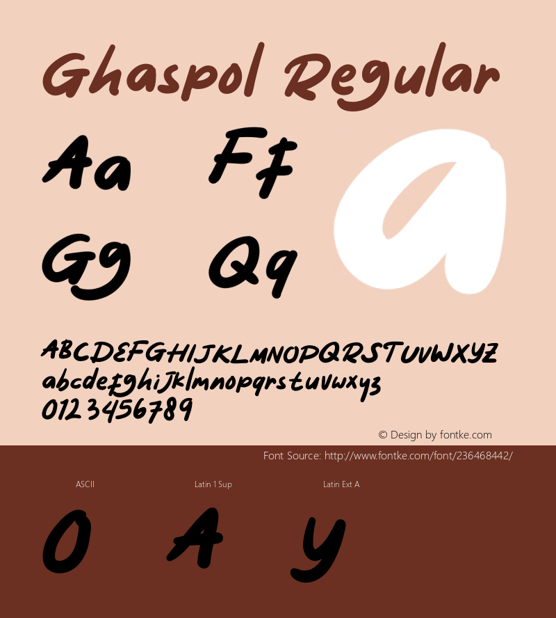 Ghaspol Version 1.002;Fontself Maker 3.5.2图片样张