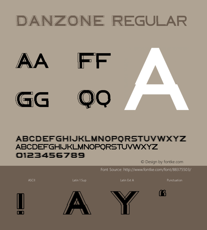 DANZONE Version 1.003;Fontself Maker 3.5.3 Font Sample