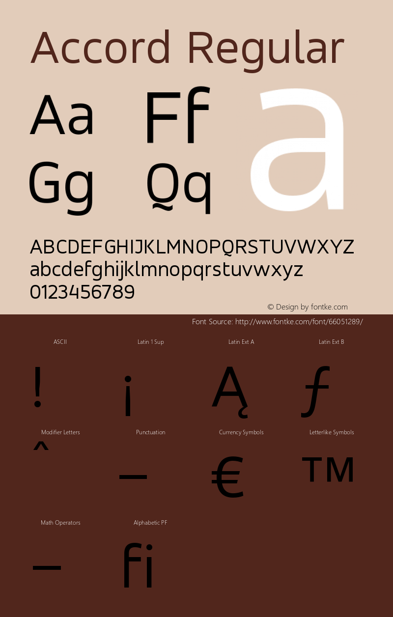 Accord-Regular 001.001 Font Sample