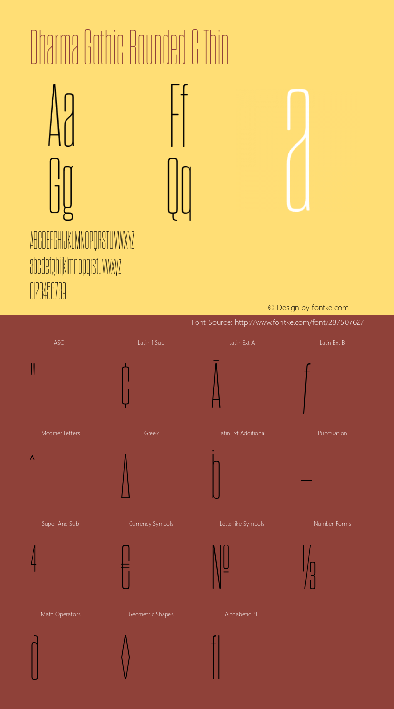 DharmaGothicRndC-Thin Version 1.000;PS 001.000;hotconv 1.0.88;makeotf.lib2.5.64775 Font Sample