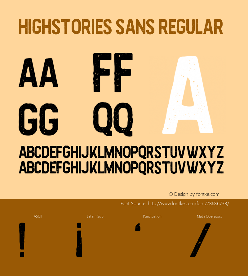 Highstories Sans Version 1.00;September 11, 2018;FontCreator 11.5.0.2427 64-bit Font Sample