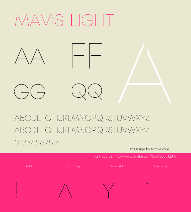 MAVIS Light Version 1.003;Fontself Maker 3.5.1 Font Sample