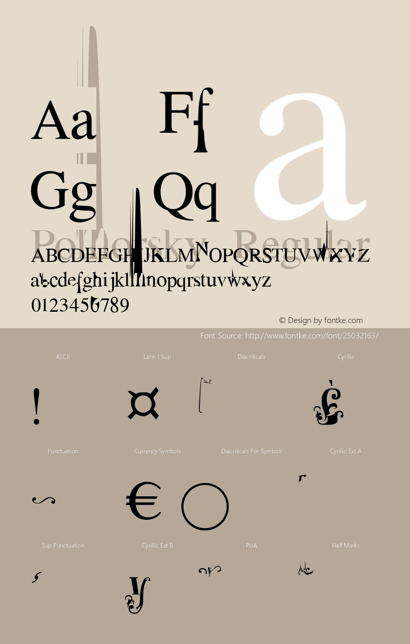 Pomorsky Unicode Beta 0.5 Font Sample