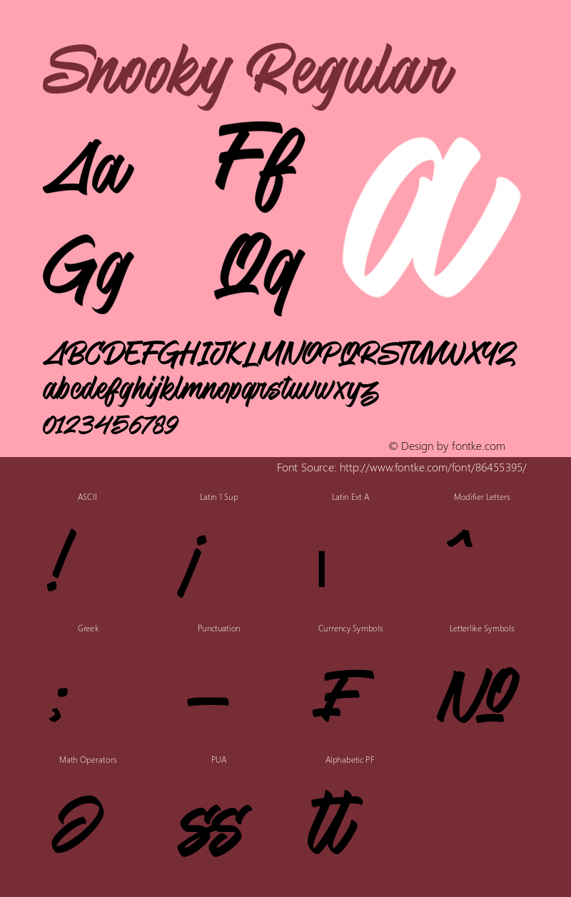 Snooky Version 1.00;September 30, 2020;FontCreator 12.0.0.2563 64-bit Font Sample