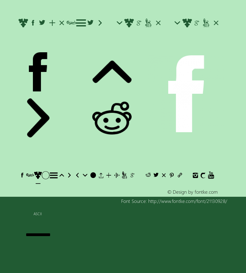 carlsberg-icons Version 1.0 Font Sample