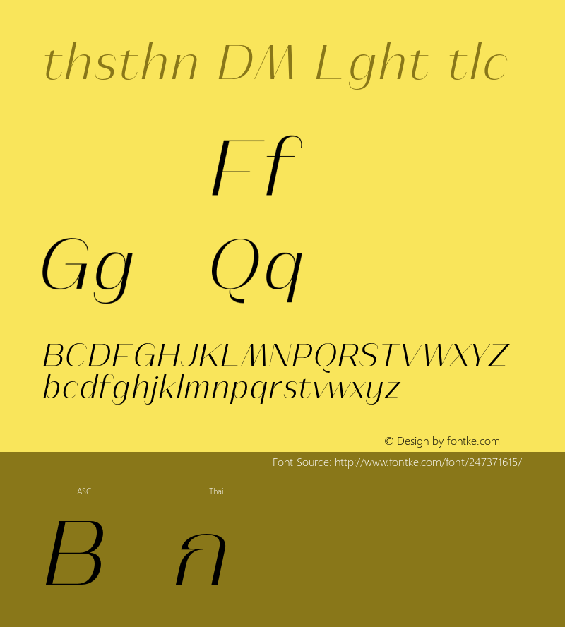 Athisthan DEMO Light Italic Version 1.001;Glyphs 3.1.2 (3151)图片样张