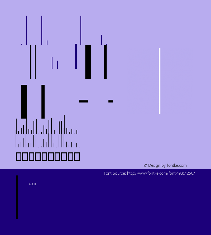 Frequency Version CC BY-SA 3.0 http://creativecommons.org/licenses/by-sa/3.0/ Font Sample