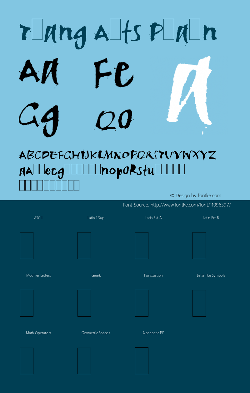 Twang Alts Plain Version 001.000 Font Sample