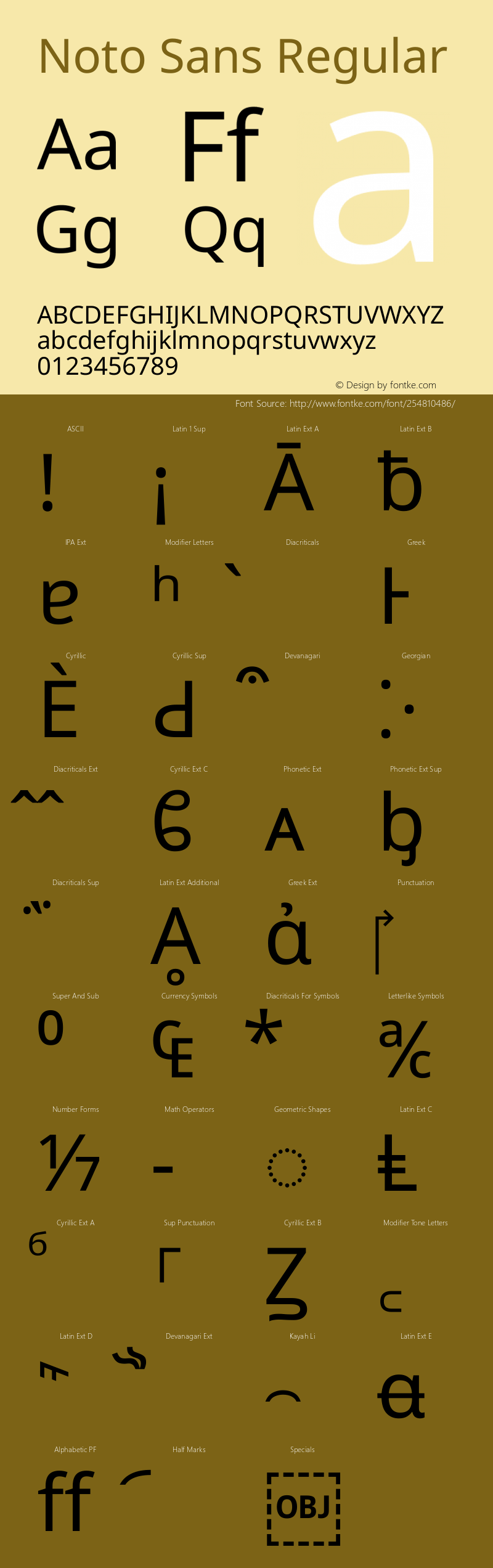 Noto Sans Regular Version 2.013图片样张