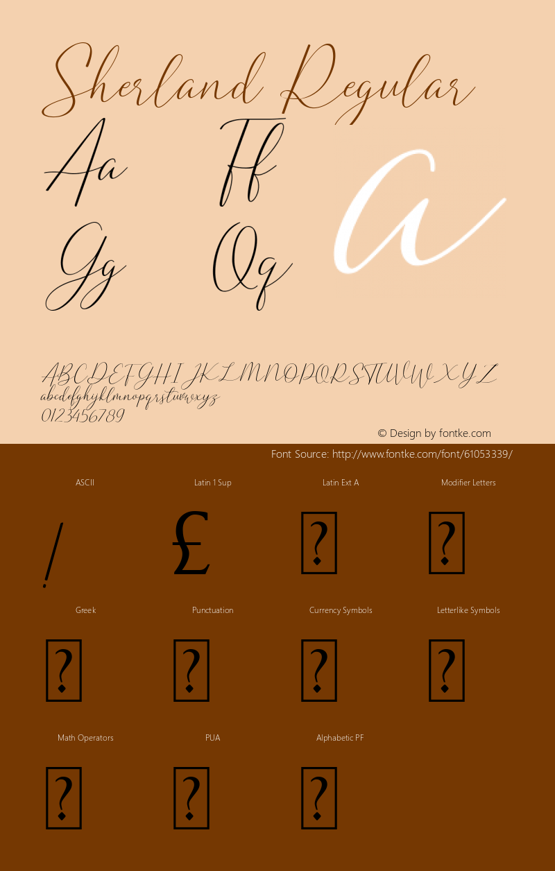 Sherland Version 1.00;April 13, 2020;FontCreator 11.5.0.2422 64-bit Font Sample