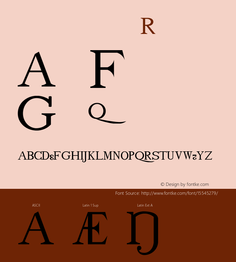 drmdozscbx14 Regular Version 001.001 Font Sample