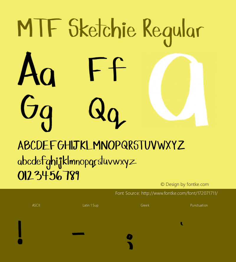 MTF Sketchie Version 1.00 May 29, 2007, initial release图片样张