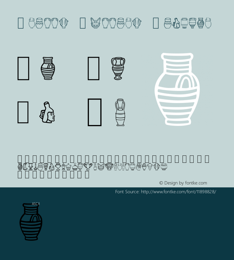 Pretty Pottery Regular Version 1.0 Font Sample