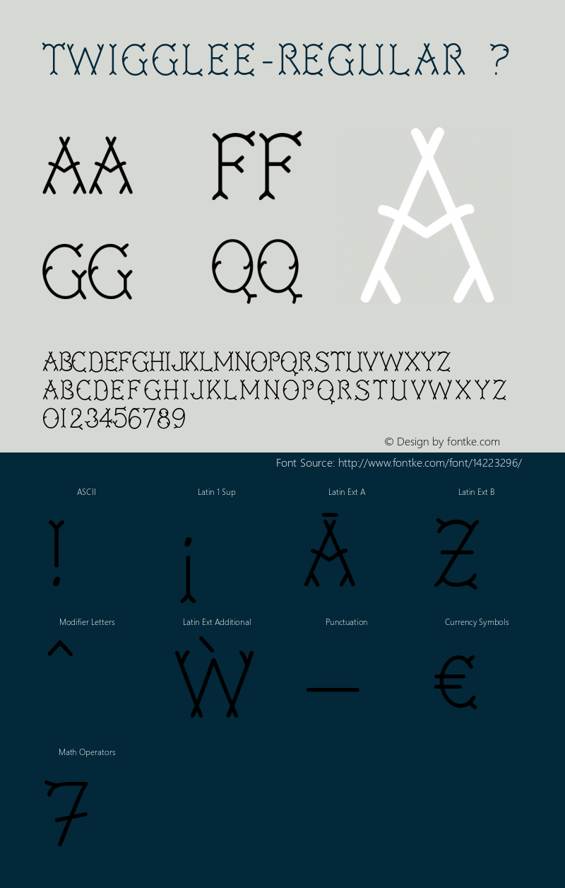 Twigglee-Regular ? com.myfonts.ingrimayne.twigglee.twigglee.wfkit2.3wmn Font Sample