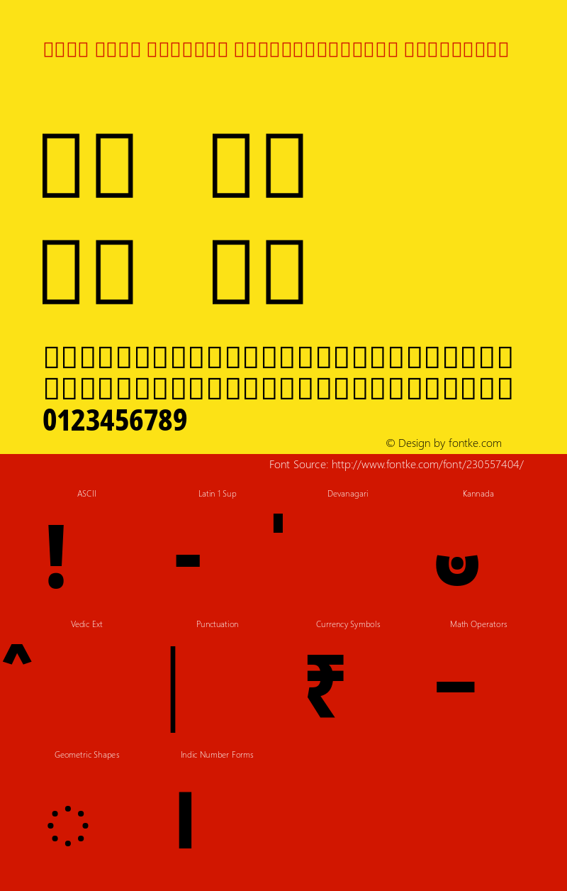 Noto Sans Kannada ExtraCondensed ExtraBold Version 2.002; ttfautohint (v1.8) -l 8 -r 50 -G 200 -x 14 -D knda -f none -a qsq -X 