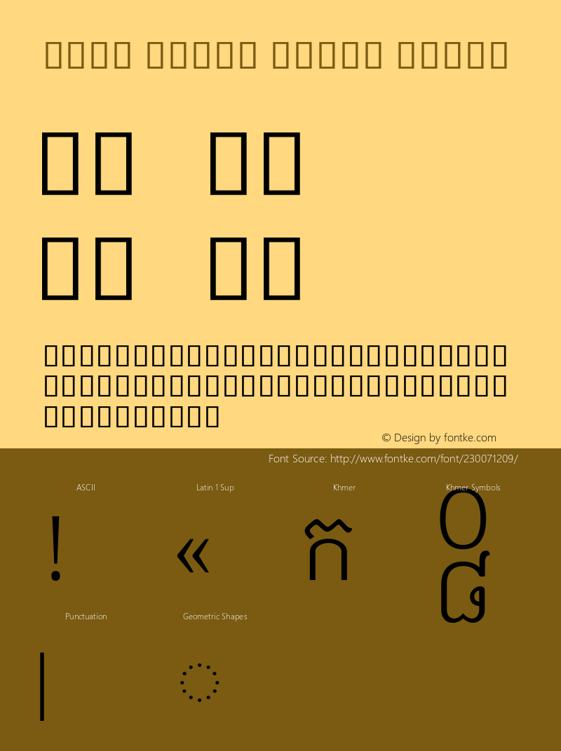 Noto Serif Khmer Light Version 2.002; ttfautohint (v1.8) -l 8 -r 50 -G 200 -x 14 -D khmr -f none -a qsq -X 