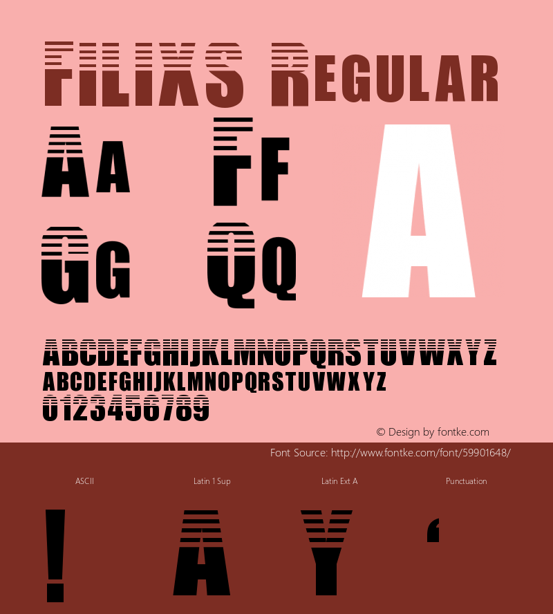 FILIXS Version 1.002;Fontself Maker 3.5.1 Font Sample