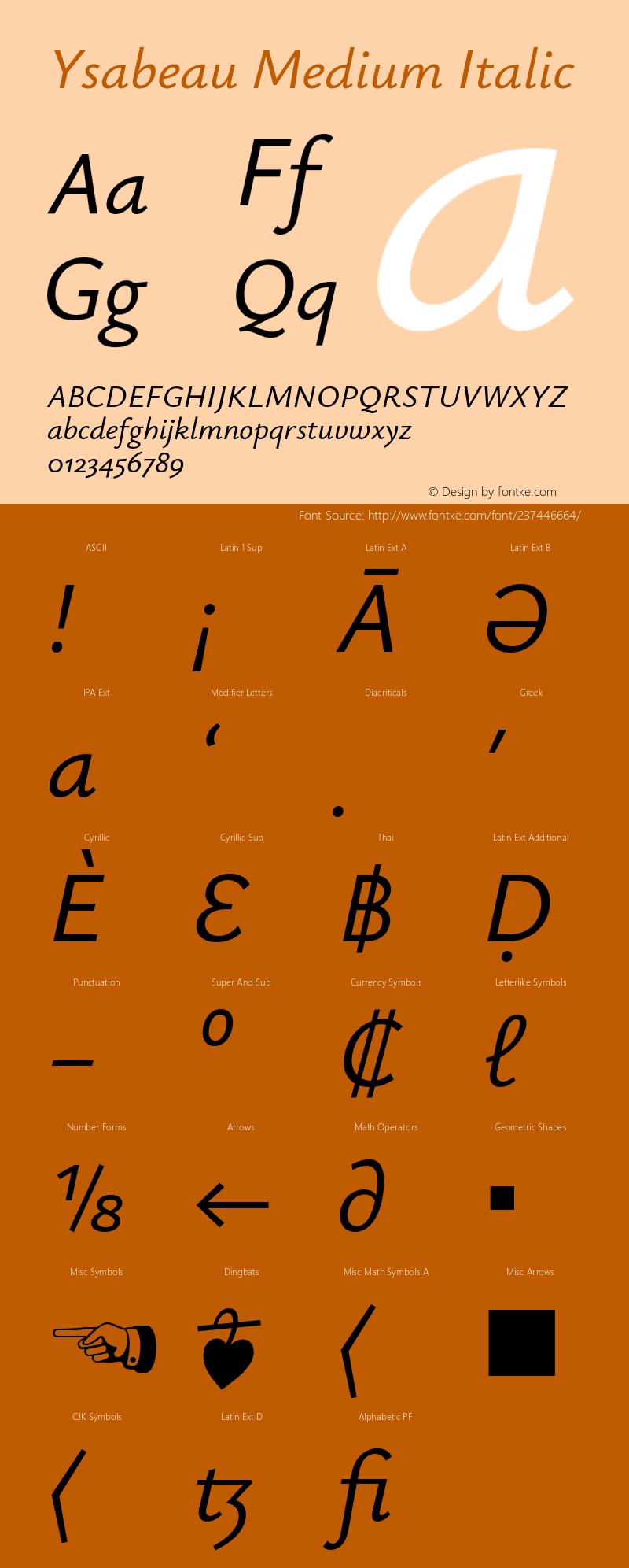 Ysabeau Medium Italic Version 1.003图片样张