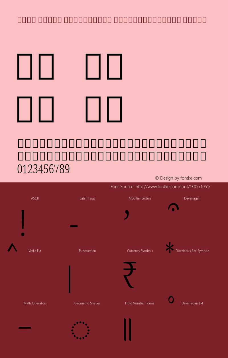 Noto Serif Devanagari ExtraCondensed Light Version 2.001; ttfautohint (v1.8.3) -l 8 -r 50 -G 200 -x 14 -D deva -f none -a qsq -X 